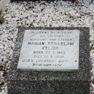 FELIGA Marian Stanislaw 1922-1980 :: FELIGA Marion 1964-1965