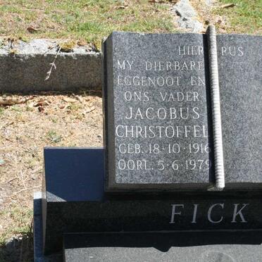 FICK Jacobus Christoffel 1916-1979