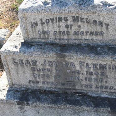 FLEMING Leah Jovina 1842-1926