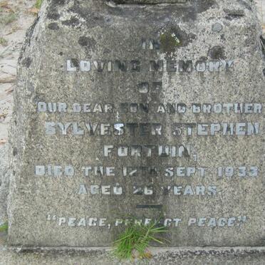 FORTUIN Sylvester Stephen -1933