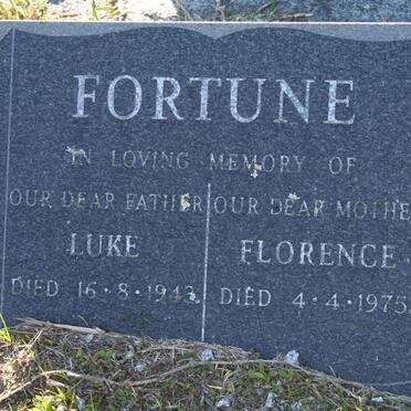 FORTUNE Luke -1943 &amp; Florence -1975