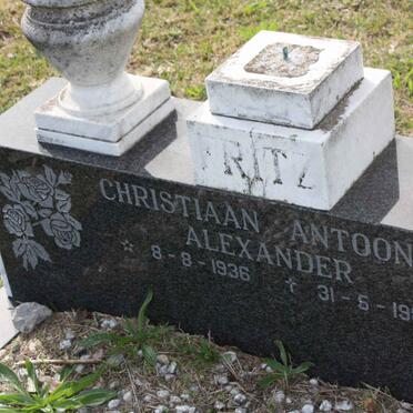FRITZ Christiaan Antoonie Alexander 1936-1985
