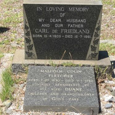 FRIEDLAND Carl, de 1905-1961 :: FLETCHER Malcolm Colin 1930-1980