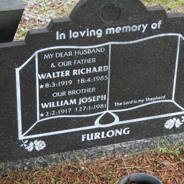 FURLONG William Joseph 1917-1981 :: FURLONG Walter Richard 1919-1985 