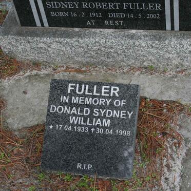 FULLER Donald Sydney William 1933-1998