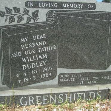 GREENSHIELDS William Henry 1915-1983