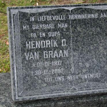 GRAAN Hendrik O., van 1937-2003