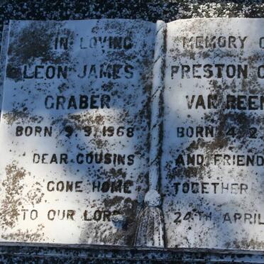 GRABER Leon James 1968-1977 :: VAN REENEN Preston Craig 1970-1977