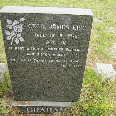 GRAHAM  Cecil James Eric -1979