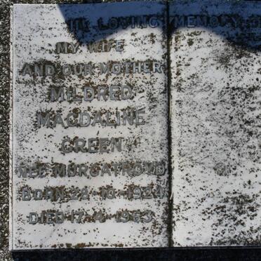 GREEN Mildred Magdaline nee MURGATROYD 1924-1963