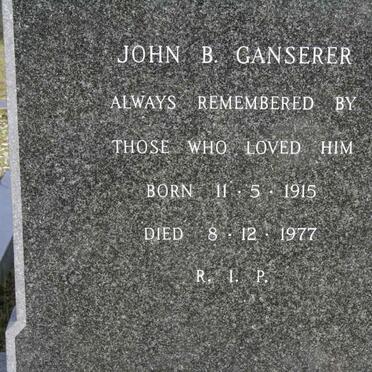 GANSERER John B. 1915-1977