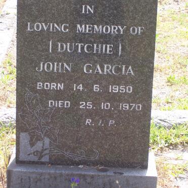 GARCIA John 1950-1970