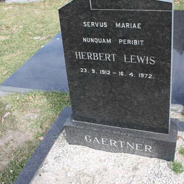 GAERTNER Herbert Lewis 1912-1972