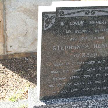 GERBER Stephanus Hendrik 1920-1973