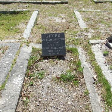 GEYER William Ashford -1949 &amp; Elsie Margaret -1988