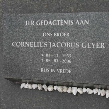 GEYER Cornelius Jacobus 1935-2006