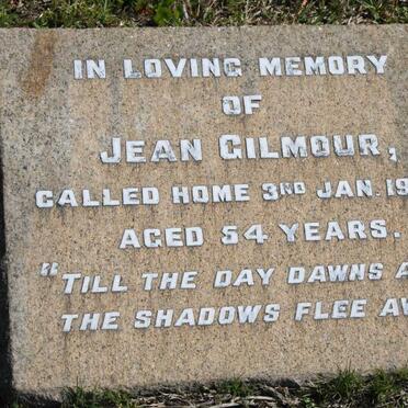 GILMOUR Jean -1943