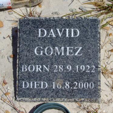 GOMEZ David 1922-2000