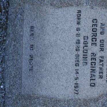 GOLDING George Reginald 1920-1977