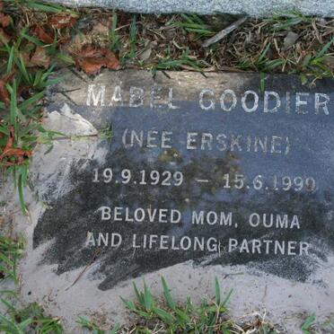 GOODIER Mabel nee ERSKINE 1929-1999