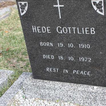 GOTTLIEB Hede 1910-1972