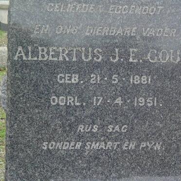 GOUS Albertus J.E. 1881-1951