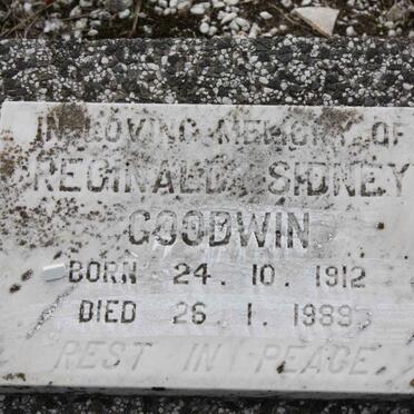 GOODWIN Reginald Sidney 1912-1989