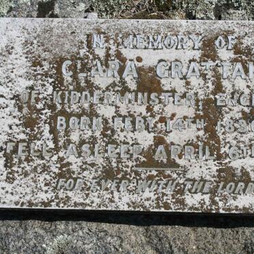 GRATTAN Clara 1836-1918