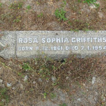 GRIFFITHS Rosa Sophia 1861-1954