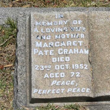 GRAHAM Margaret Pate -1952
