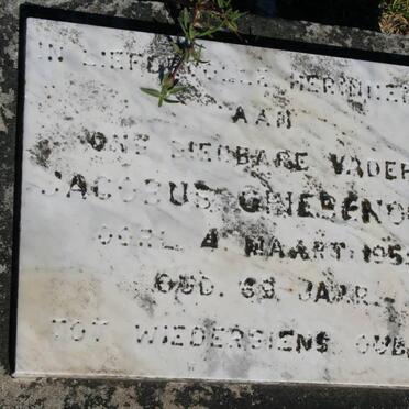 GRIEBENOUW Jacobus -1959