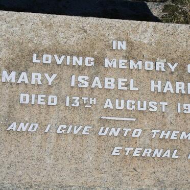 HARNETT Mary Isabel -1960