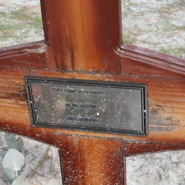 HAUPT Sheila Maureen 1931-2008