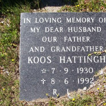 HATTINGH Koos 1930-1992