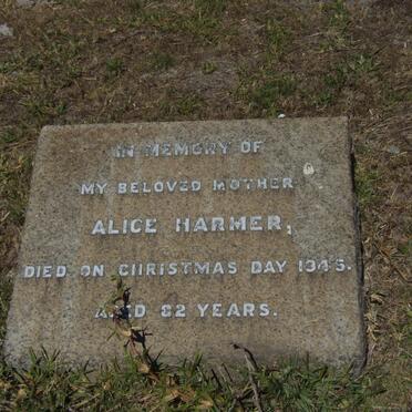 HARMER Alice -1945