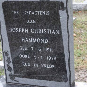 HAMMOND Joseph Christian 1911-1978