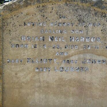 HARBOR Brian Neil 1953-1953