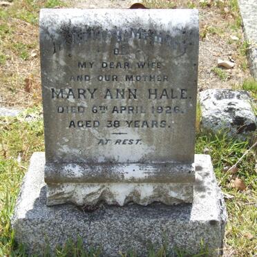 HALE Mary Ann -1926