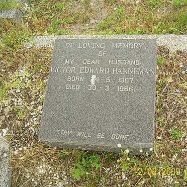 HANNEMAN Victor Edward 1907-1966