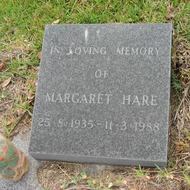 HARE Margaret 1935-1988