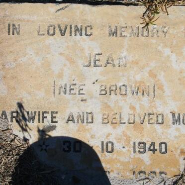 HARDING Jean nee BROWN 1940-19?