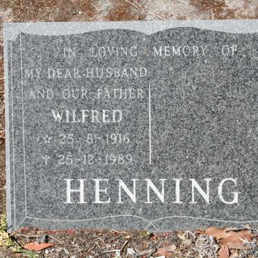 HENNING Wilfred 1916-1989