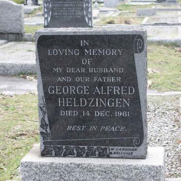 HELDZINGEN George Alfred -1961