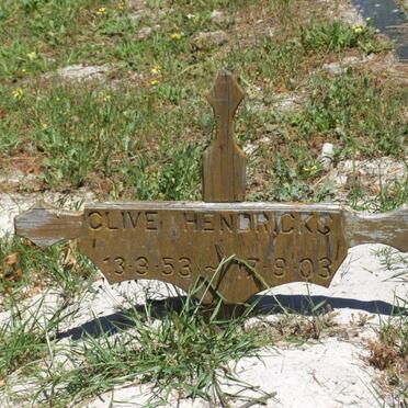 HENDRICKS Clive 1953-2003