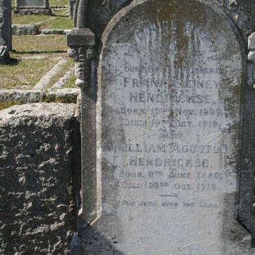 HENDRICKSE Frank Sidney 1889-1918 :: HENDRICKSE William Augustus 1880-1918