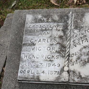 HENDRICKS Charles Victor 1949-1971