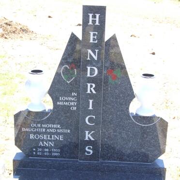 HENDRICKS Roseline Ann 1955-2005