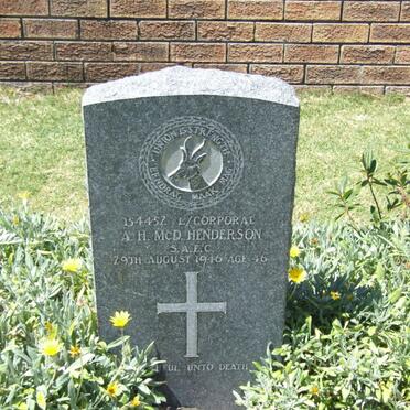 HENDERSON A.H. McD. -1946
