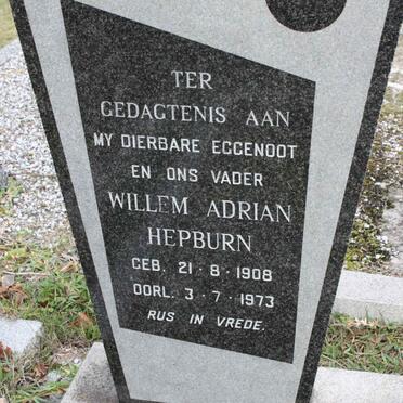 HEPBURN Willem Adrian 1908-1973