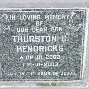 HENDRICKS Thurston C. 2002-2003